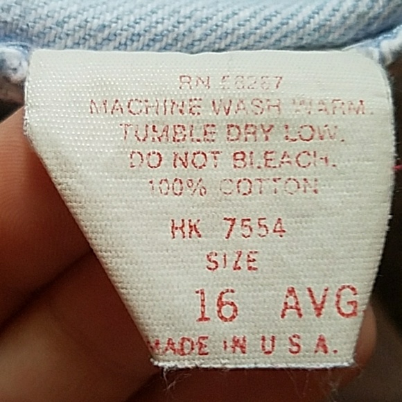 Vintage Super High Waisted Distressed Cut Offs - Picture 7 of 7